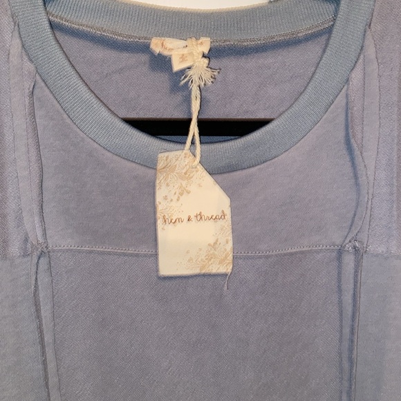 Hem & Thread Crew Neck Pullover Sweater - Picture 7 of 7